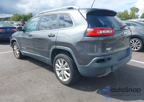 2016 Jeep Cherokee Limited z USA, uszkodzony, nr VIN 1C4PJLDB5GW249541